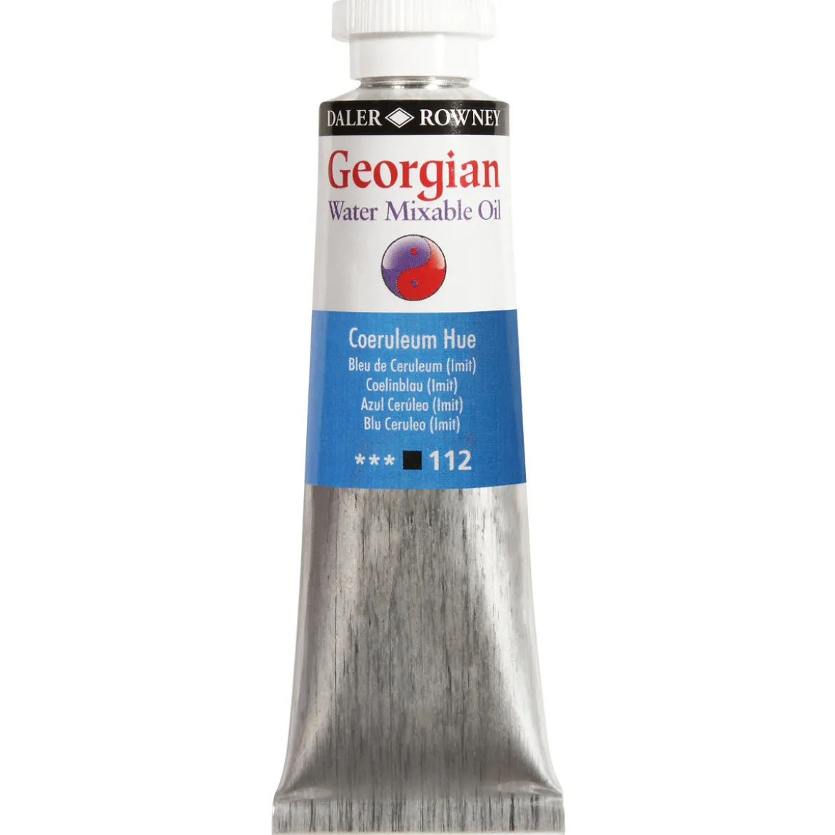 Georgian Water Mixable Oil Colour, vattenlöslig oljefärg 37 ml Coeruleum Hue 112