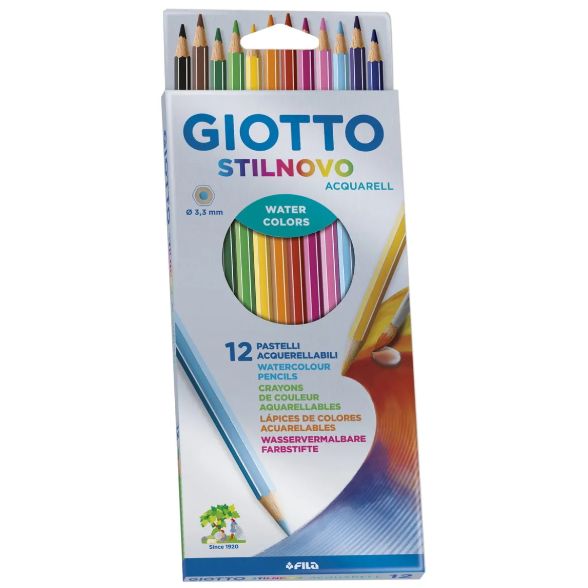 Giotto Stilnova Akvarell 12p