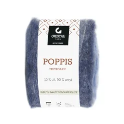 Gjestal Garn Poppis printgarn 50 g ljusrosa – graderat garn