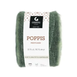 Gjestal Garn Poppis printgarn 50 g grön – graderat garn