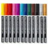 Glas & porslinspennor 6-pack i basfärger, 2 mm spets