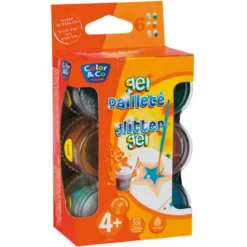 Glittergel set 6x22ml