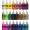 Glitterlim glitter glue i XL-set med 24 olika färger à 20 ml
