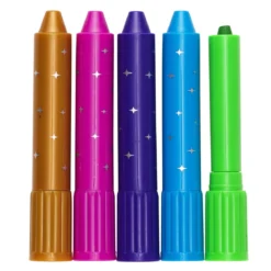 Glitter Twister 5-pack, härligt krämiga och glittrande kritor