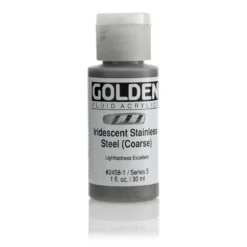 Golden Fluid Acrylics 30 ml - 2458 Iridescent Stainless Steel
