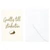 Gratulationskort studentkort "Grattis till studenten" 6,5×9,5 cm, inklusive vitt kuvert