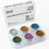 Grimas Make-Up Metallic Pure M6 – 6 vattenbaserade ansiktsfärger för halloween & maskerad!