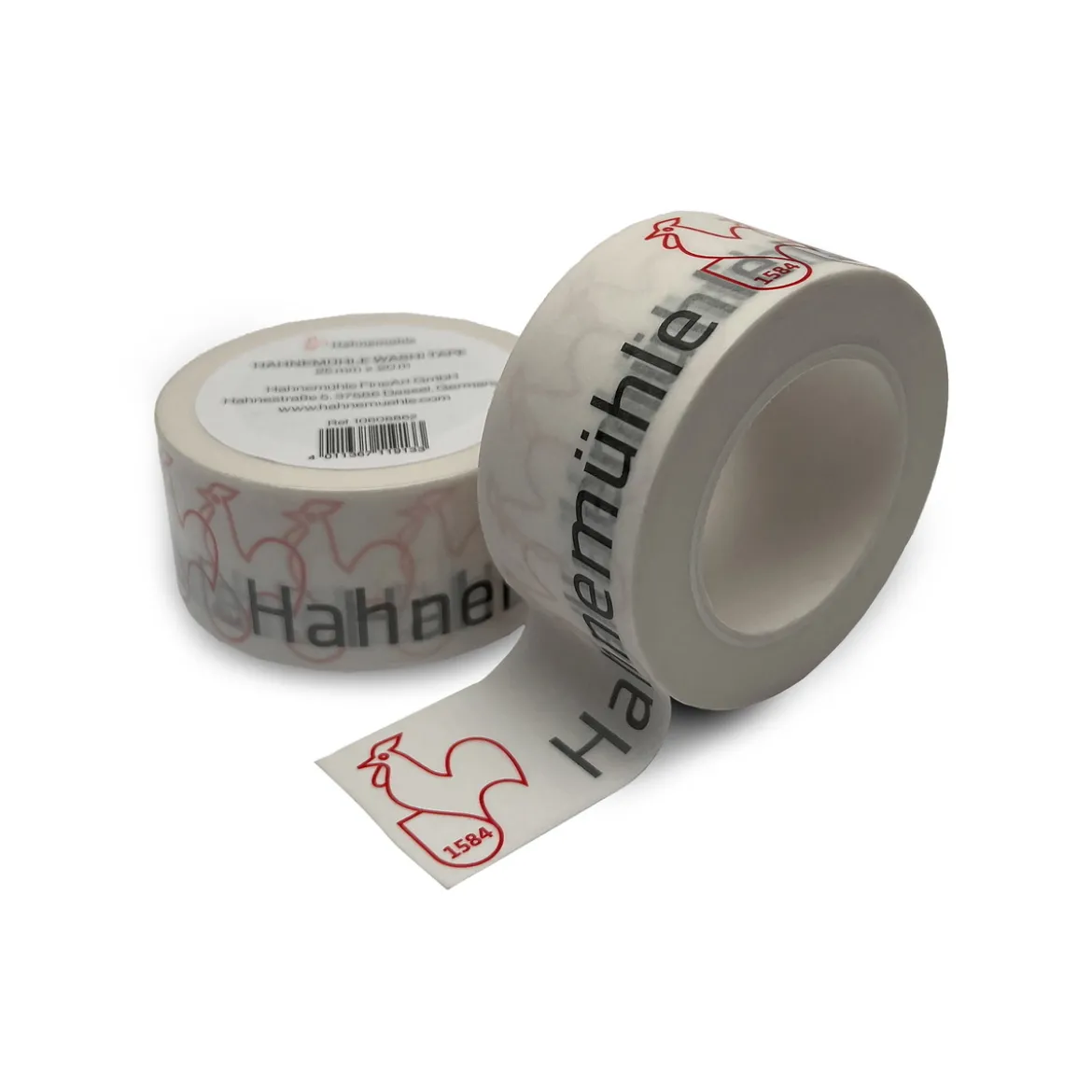 Hahnemühle Fine Art Masking Tape, vit maskeringstejp med text 25 mm × 20 meter