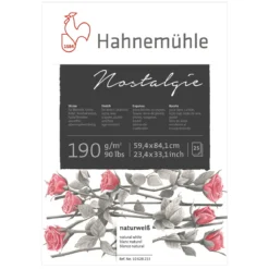 Hahnemühle Nostalgie skissblock A1 (594×841 mm), 25 ark, 190 g/m²