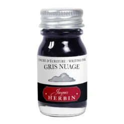Herbin Fountain Ink 10 ml, bläck för reservoarpennor – grå / gris nuage
