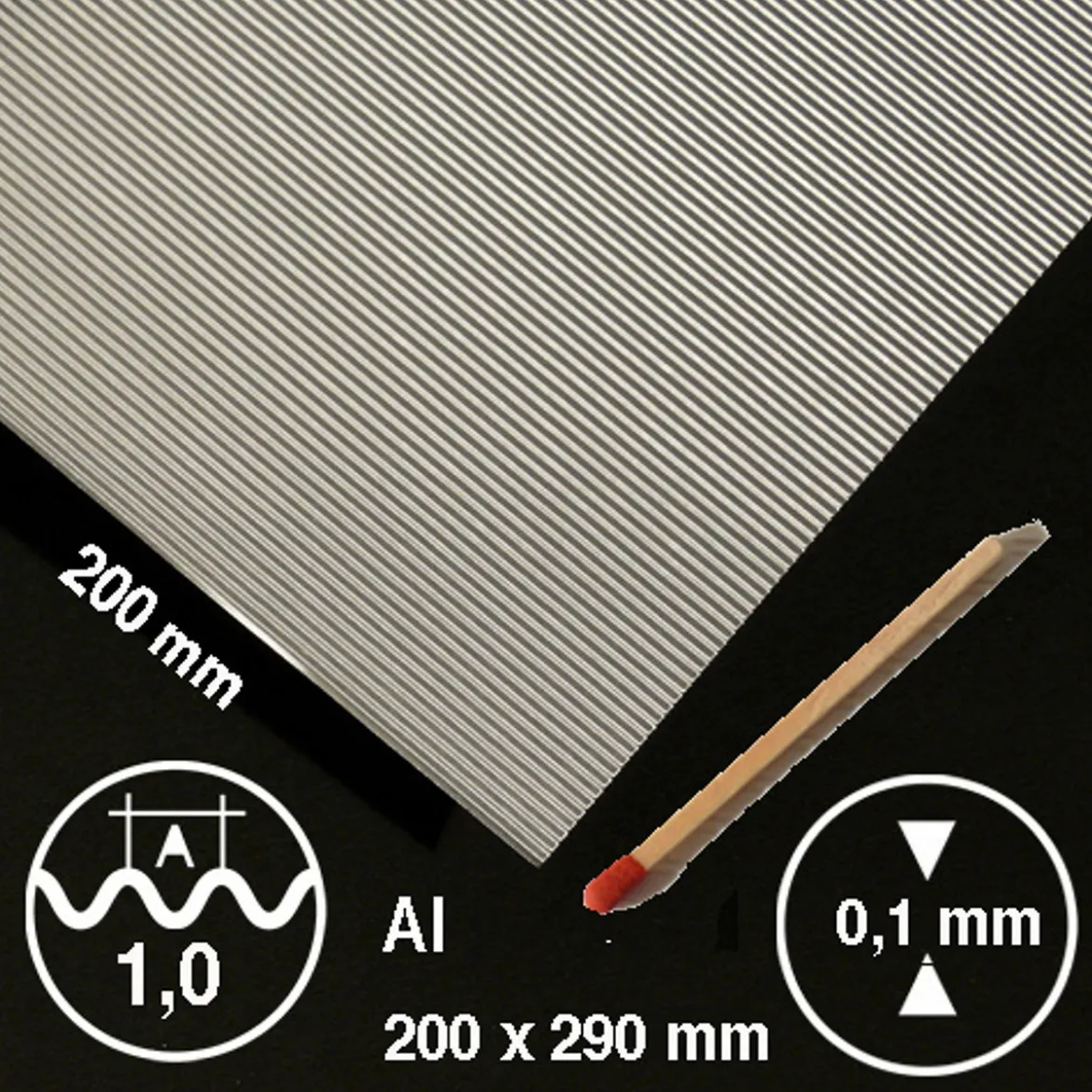 Hermoli ark Aluminium 2mm