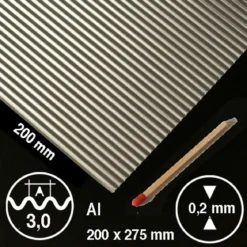 Hermoli ark Aluminium 3mm