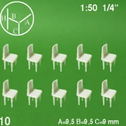 Hermoli restaurang stolar 1:50