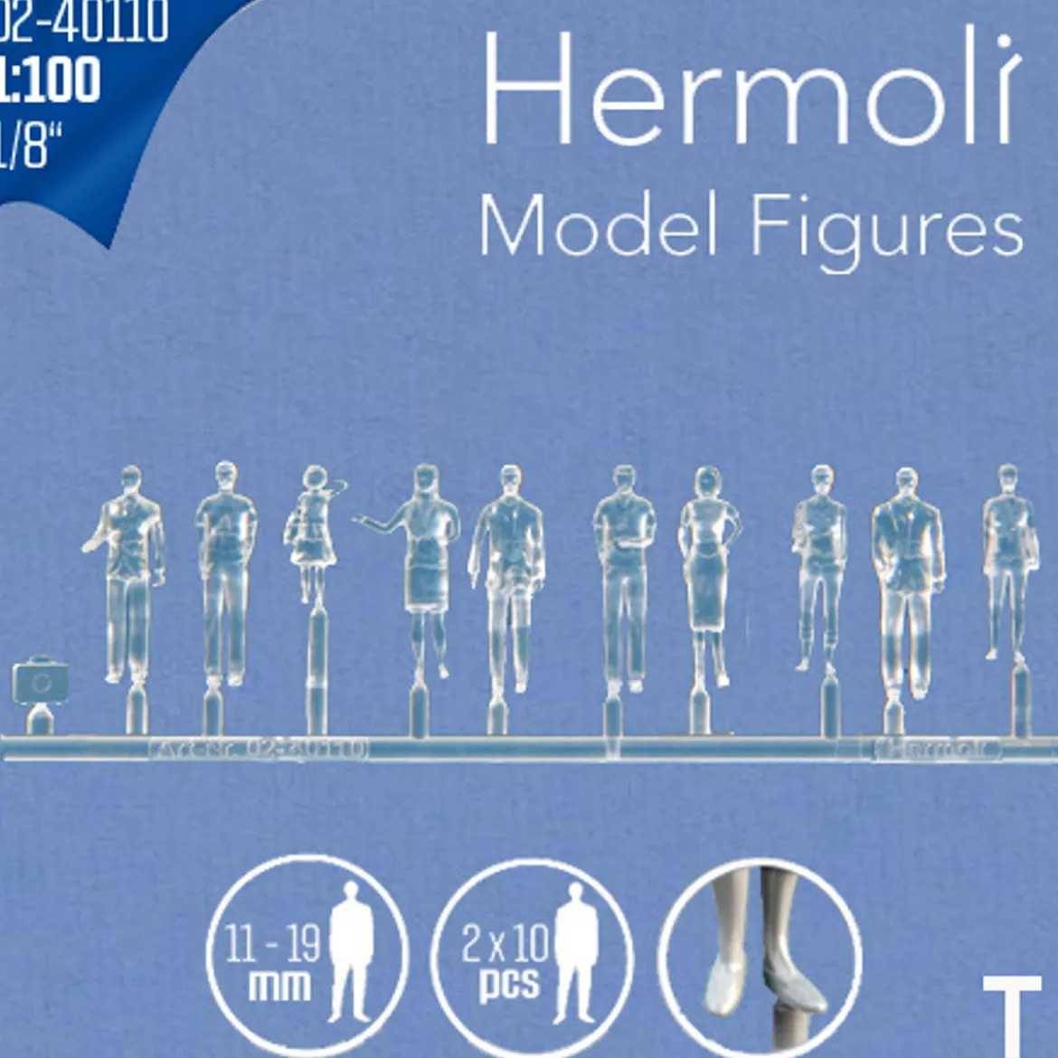 Hermoli stående figurer 1:50