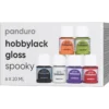 Hobbylack gloss 6×20 ml Spooky – 6 blanka färger med lite fokus på halloween!