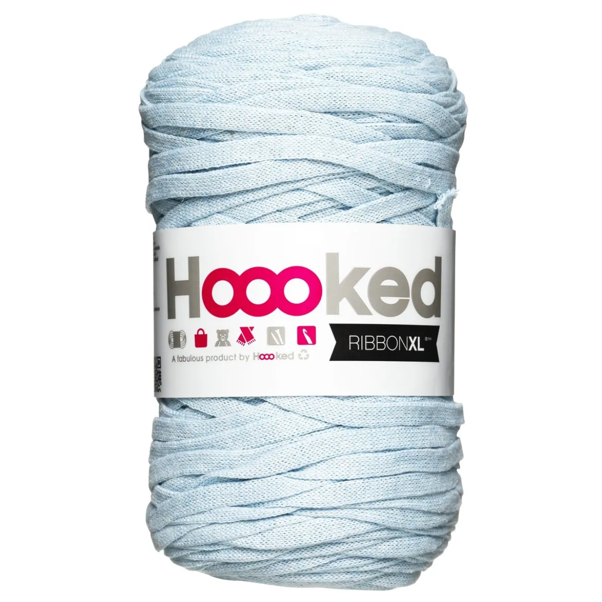 Hooked Ribbon XL garn 250g ljusblå – RXL44 Power blue