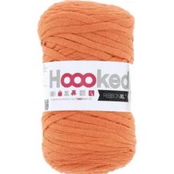 Hooked Ribbon XL garn 250g orange – RXL36 Dutch Orange