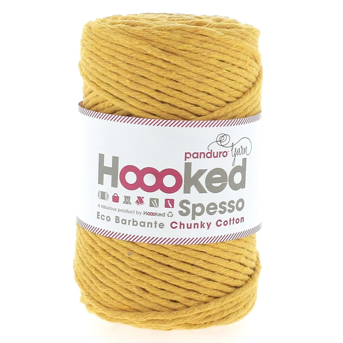 Hoooked Spesso Eco Barbante Chunky Cotton by Panduro Yarn – 500g rost, Brick S710