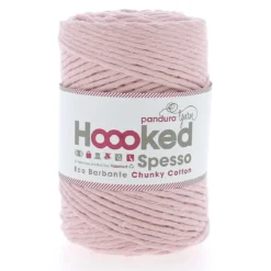 Hoooked Spesso Eco Barbante Chunky Cotton by Panduro Yarn – 500g ljusrosa, Blossom S510