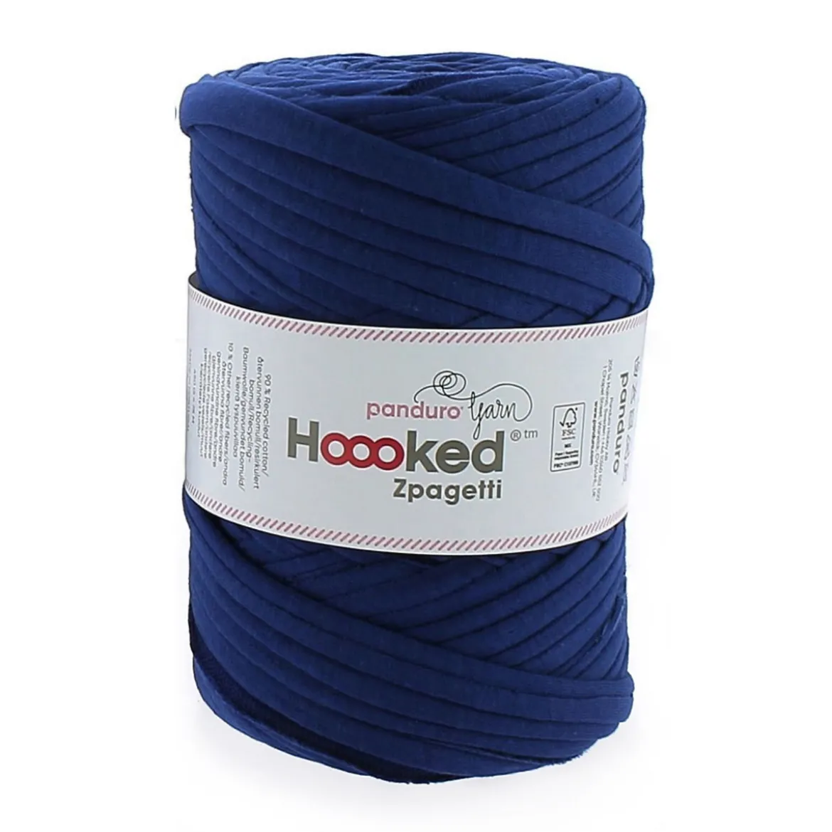 Hoooked Zpagetti Medium trikågarn 450g blå – Mid Blue shades ZP004-15, pris per styck