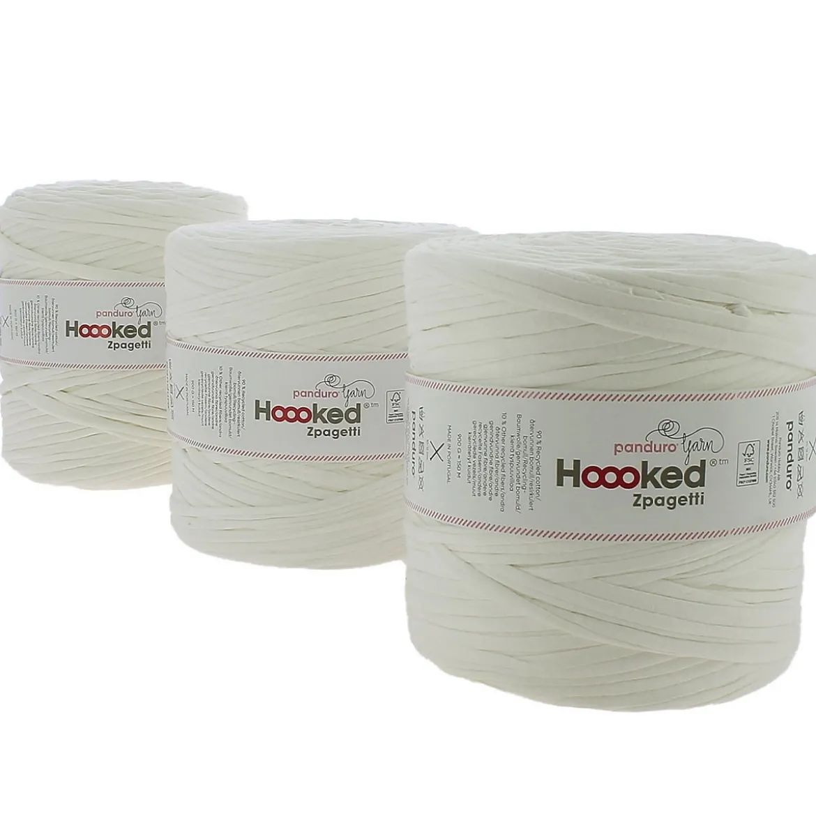 Hoooked Zpagetti Medium trikågarn 900 g taupe – Taupe shades ZP005-03, pris per styck