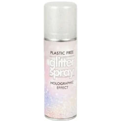 Hårspray glitter multifärg 100 ml, holografisk effekt, blinga håret till fest & maskerad!