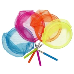 Håv med teleskopskaft, justerbar längd 36,5–75 cm. Pris per styck, säljs assorterat online