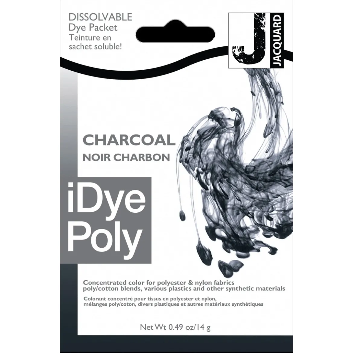 iDye Poly textilfärg för syntetmaterial, Charcoal 454