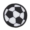 Iron-on tygmärke fotboll, Ø 50 mm