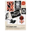 Japanpapper block A4 (210×297 mm), 48 ark, 35 g/m²