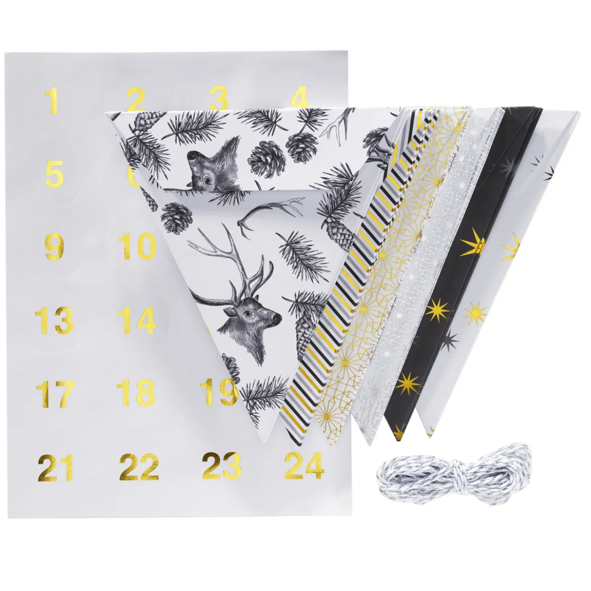Kalenderpaket med 24 strutar