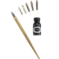 Kalligrafi bläck+skaft+6 stift