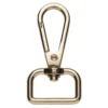Karbinhake av metall, guldfärgad, 2,2×4,8 cm