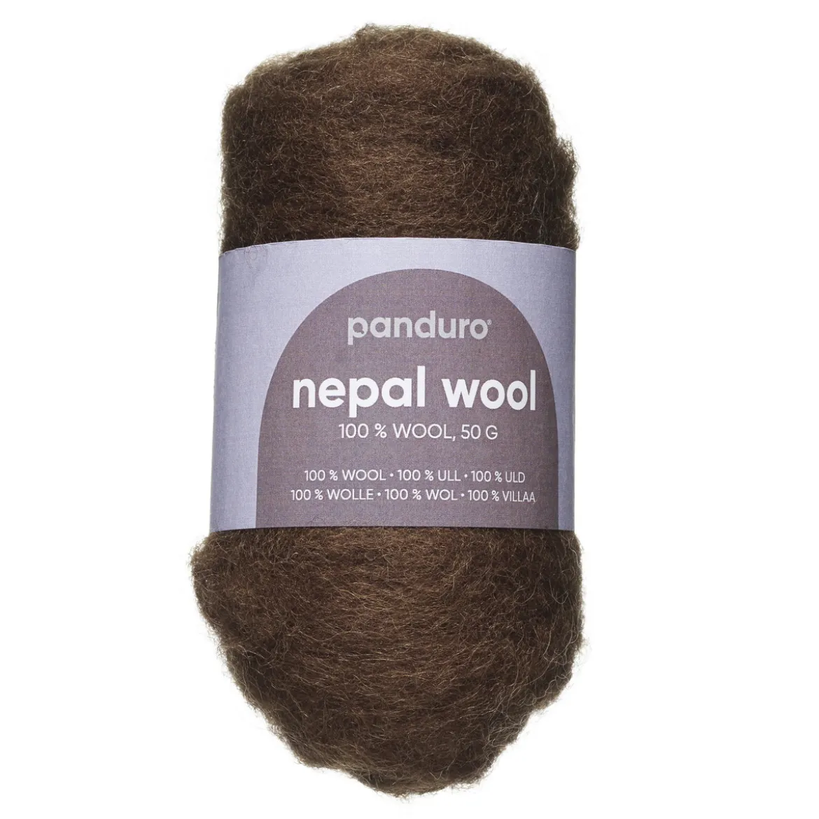 Kardad ull 50 g brun