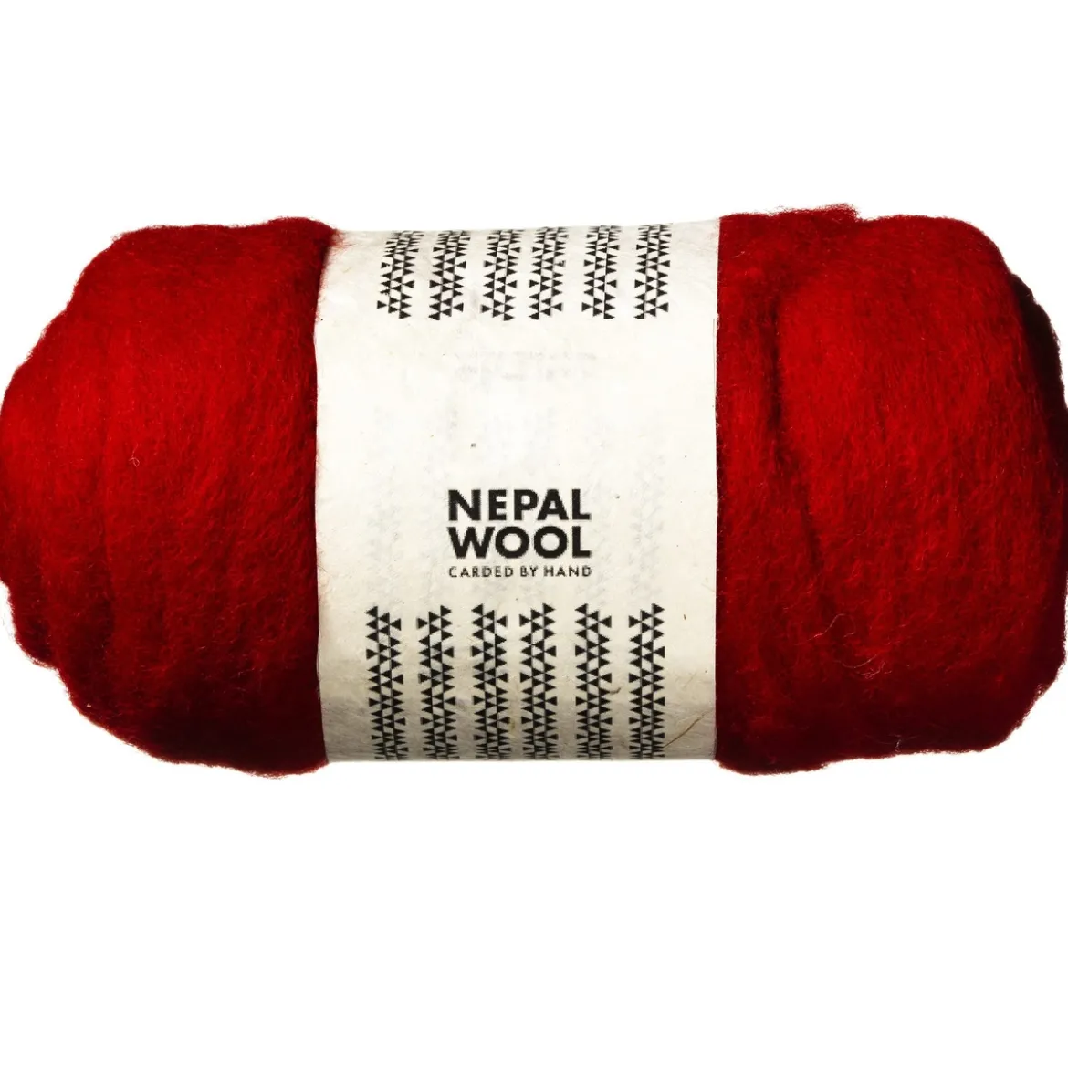 Kardad ull 150 g röd