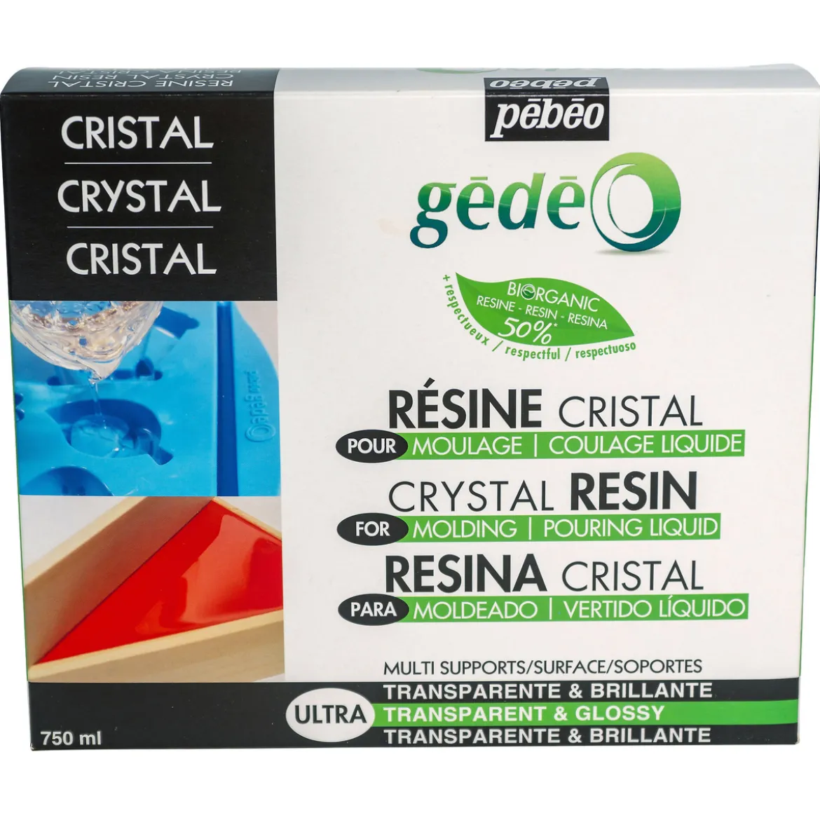 Klar resin, Bio-based, 750ml