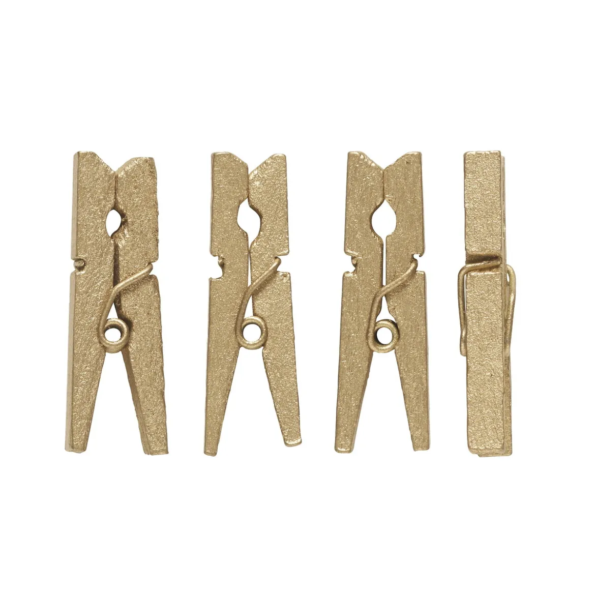 Klädnypor guld 30 mm 48 st