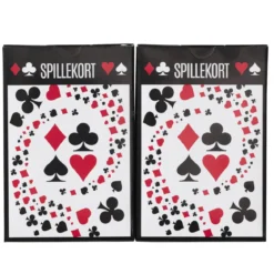Kortlek, 2-pack kortlekar i klassiskt utförande med 52 kort + 4 jokrar