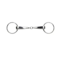 Käpphäst bridong-bett av silverfärgad metall, bredd 125 mm