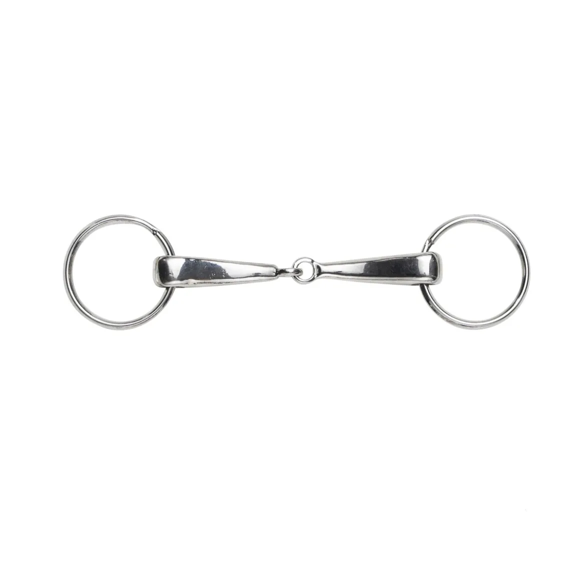 Käpphäst bridong-bett av silverfärgad metall, bredd 125 mm