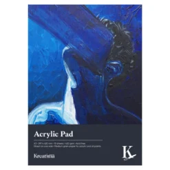 Kreatima Acrylic akrylblock A3 (297×420 mm), 10 ark, 420 g/m²