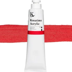 Kreatima Acrylic akrylfärg 120 ml – Cadmium Red Medium Hue PR 170 PY 65 PW 6