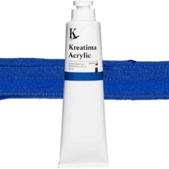 Kreatima Acrylic akrylfärg 120 ml – Cobalt Blue Hue PB 15:3 PW 6 PV 23