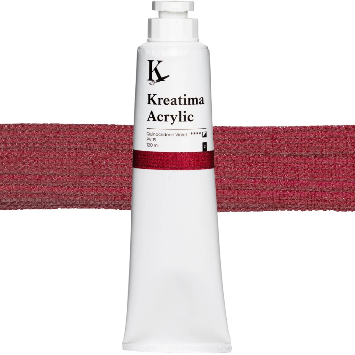 Kreatima Acrylic akrylfärg 120 ml – Quinacridone Violet PV 19