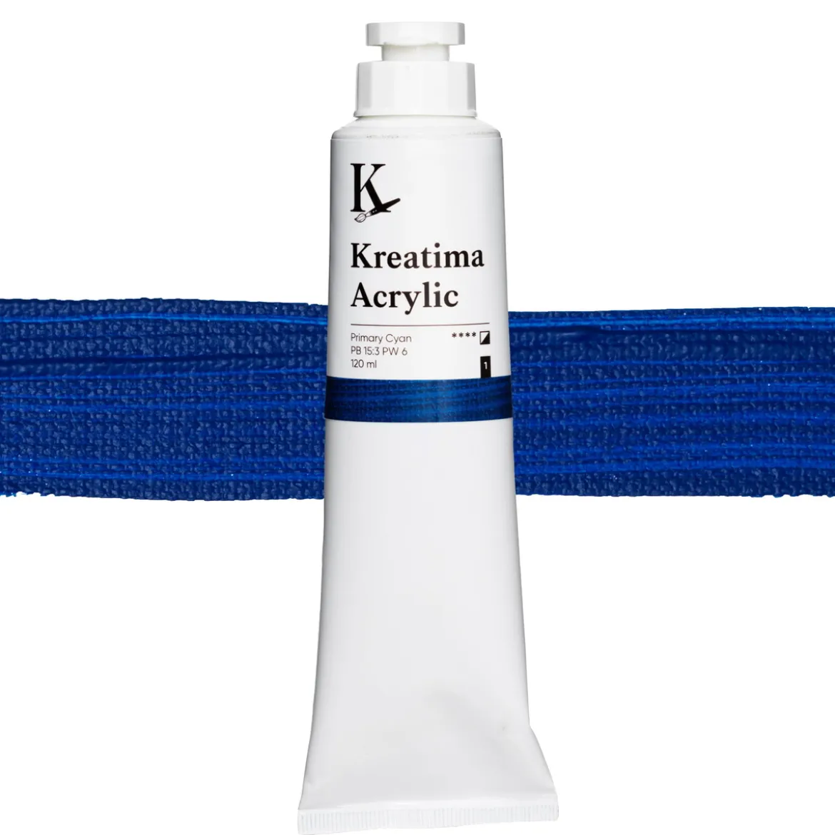 Kreatima Acrylic akrylfärg 120 ml – Fluorescent Green UV