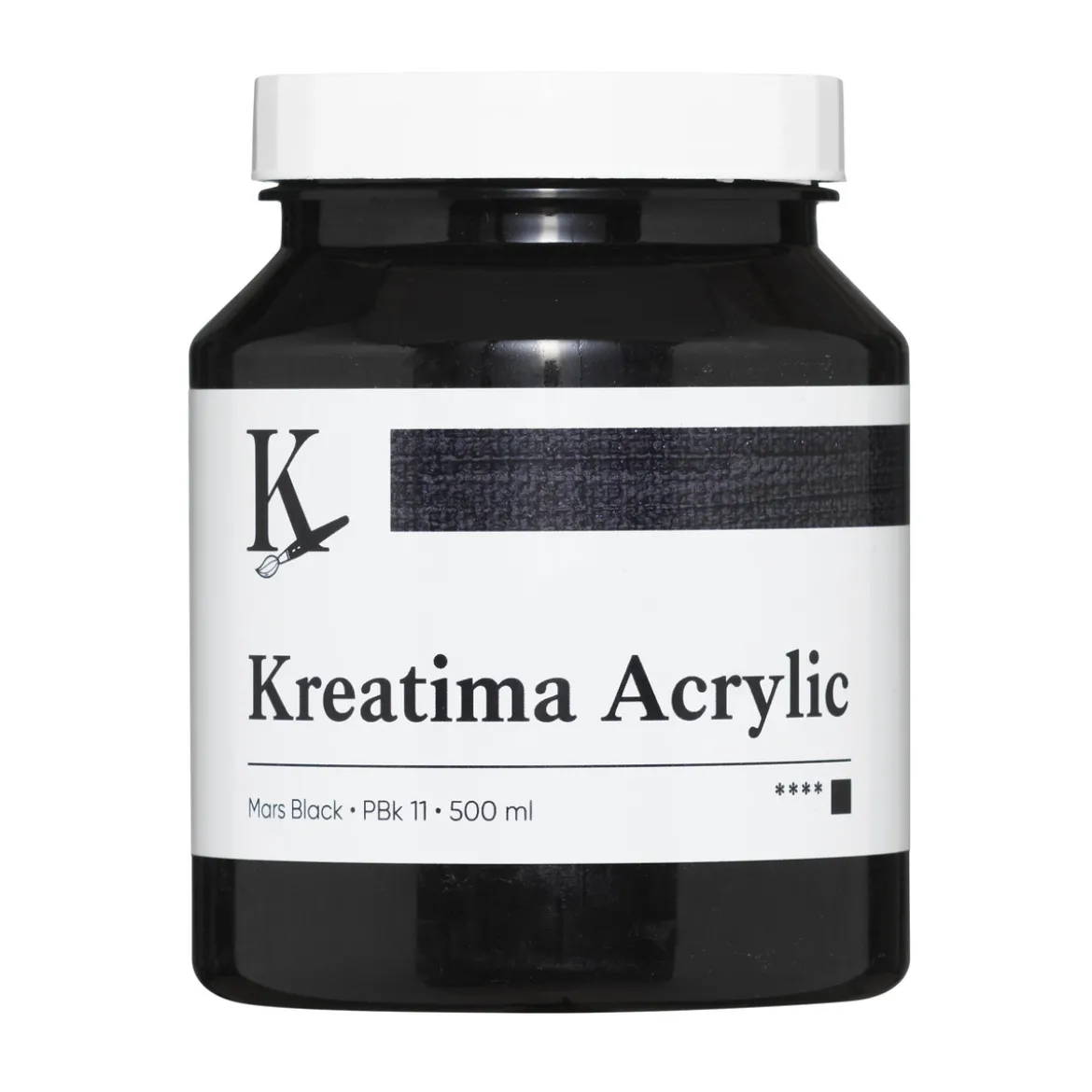 Kreatima Acrylic akrylfärg 250 ml – Raw Sienna PBr 7