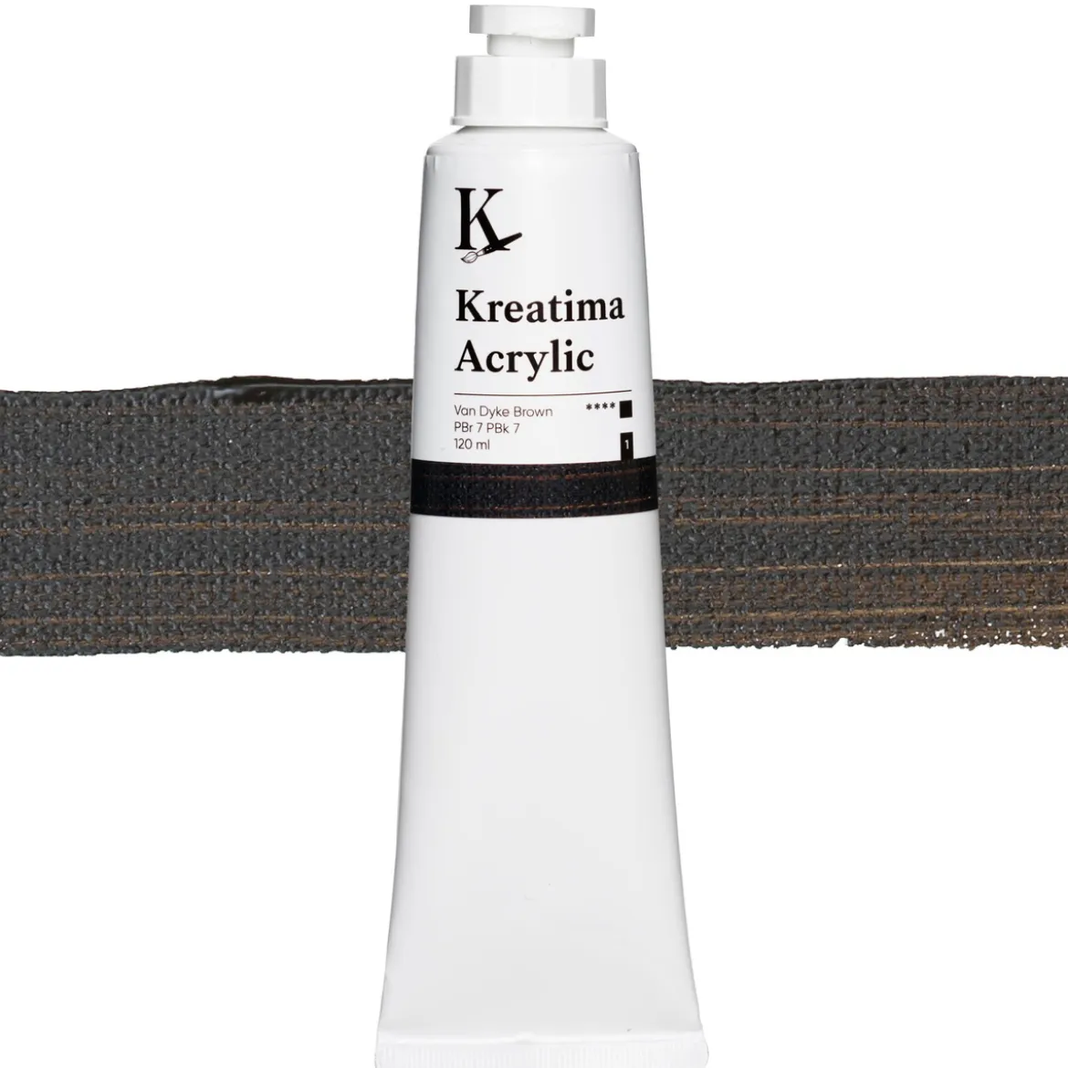 Kreatima Acrylic akrylfärg 120 ml – Van Dyke Brown PBr 7 PBk 7