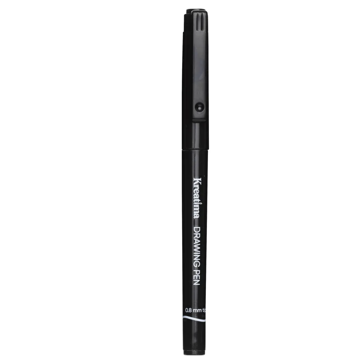 Kreatima Drawing Pen, fineliner med svart bläck 0,8 mm spets