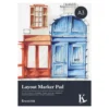 Kreatima Layout Marker Pad A3 (297×420 mm), 50 ark, 75 g/m² – skissa med markers & tuschpennor