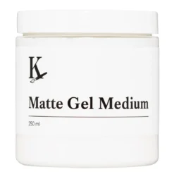 Kreatima Matte Gel Medium, matt gelbaserat medium för akrylfärg, 250 ml